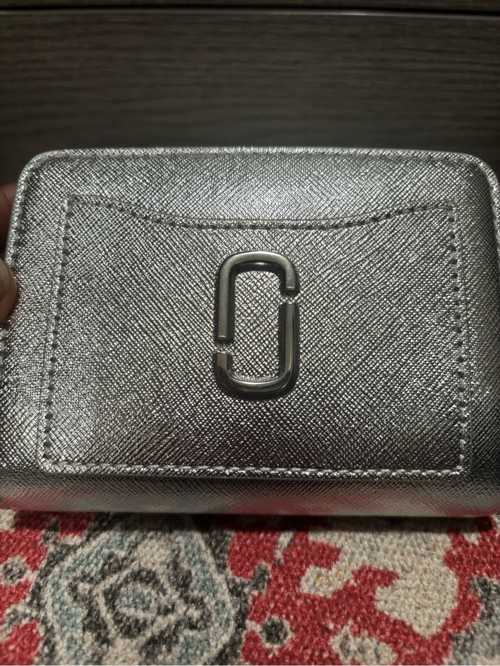 Marc Jacobs Silver Snapshot Wallet - Picture 3 of 6